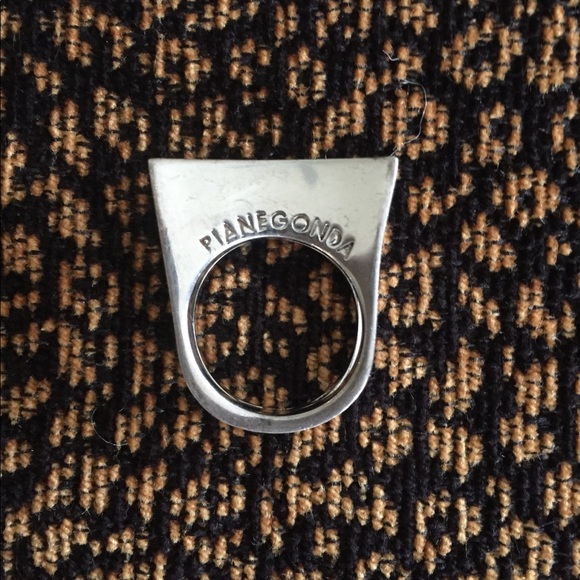 Pianegonda SterlingSilver/PaveeDiamond Size 7 Ring - Picture 7 of 7